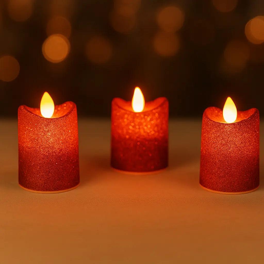 Velvet Flame Candle – Luxury Gold Tin Candle for Weddings & Gifting Inam Box Center