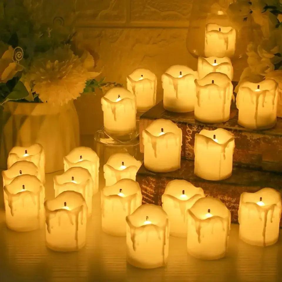 WhisperLight – Soft Glow Pillar Candle for Weddings & Elegant Décor Inam Box Center