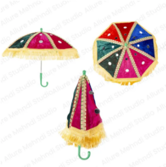 Wedding Velvet Umbrella | For | Nikkah,Maiyun, Mendhi, Dholki, Shadi, Decor