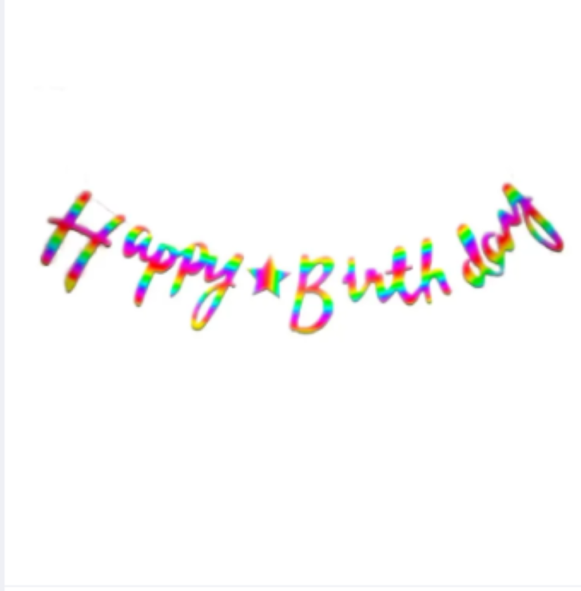 Happy Birthday Banner Cut Out Buntings