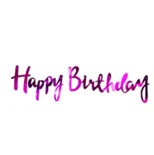 Happy Birthday Banner Cut Out Buntings