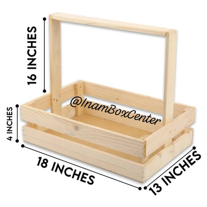 Wooden Basket | 5 Pcs Set | For | Home Decoration | Weddings, Engagments, Shadi, Nikkah, Mendhi | Party Supplies, Gifts, Indoor & Outdoor Festival & Events |