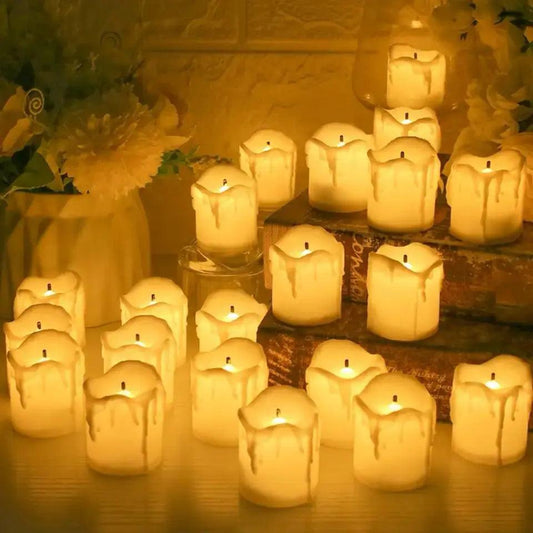 WhisperLight – Soft Glow Pillar Candle for Weddings & Elegant Décor Inam Box Center
